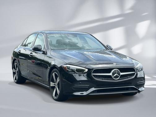 Black 2025 Mercedes-Benz C-Class C300 4MATIC