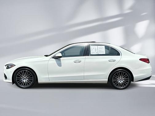 Polar White 2025 Mercedes-Benz C-Class C300 4MATIC