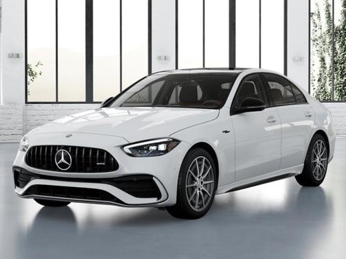 Polar White 2026 Mercedes-Benz C-Class AMG C 43