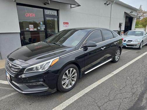 Black 2017 Hyundai SONATA Sport