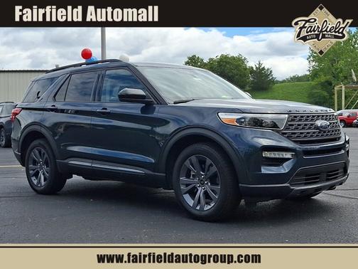 STONE BLUE METALLIC 2024 Ford Explorer XLT