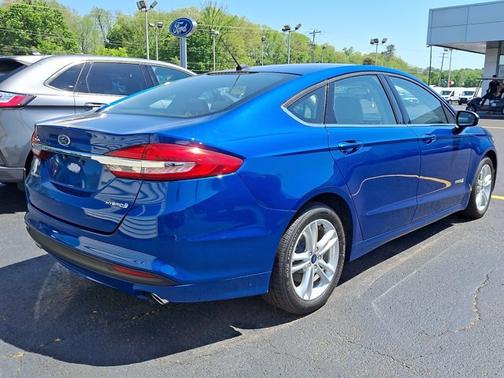LIGHTNING BLUE 2018 Ford Fusion S
