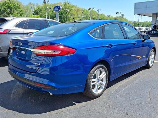 LIGHTNING BLUE 2018 Ford Fusion S