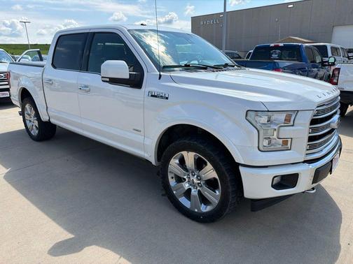 White Platinum Clearcoat Metallic 2017 Ford F-150 Limited