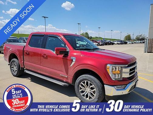 Rapid Red Metallic Tinted Clearcoat 2021 Ford F-150 Lariat