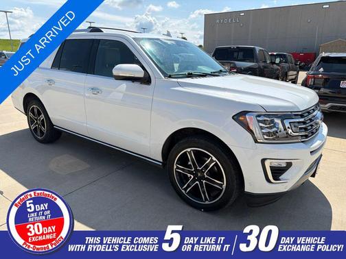 Star White Metallic Tri-Coat 2021 Ford Expedition Max Limited