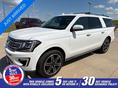 Star White Metallic Tri-Coat 2021 Ford Expedition Max Limited