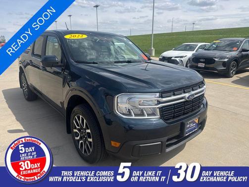 Blue 2022 Ford Maverick Lariat