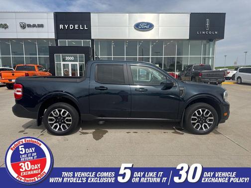 Blue 2022 Ford Maverick Lariat