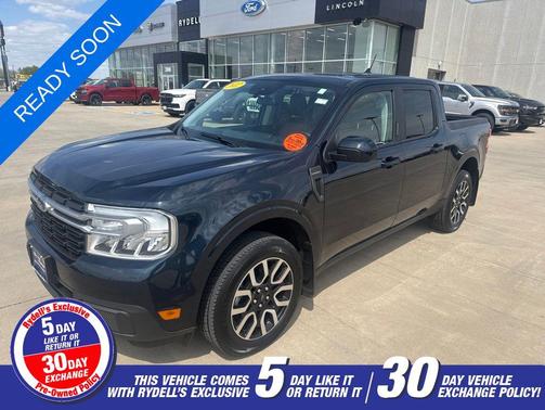 Blue 2022 Ford Maverick Lariat
