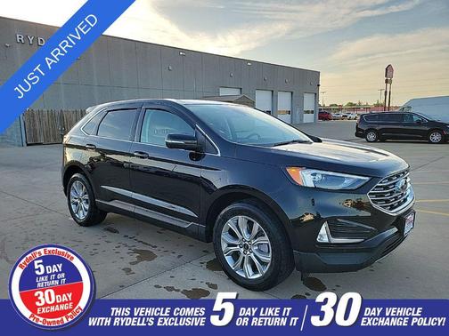 Black Metallic 2024 Ford Edge Titanium