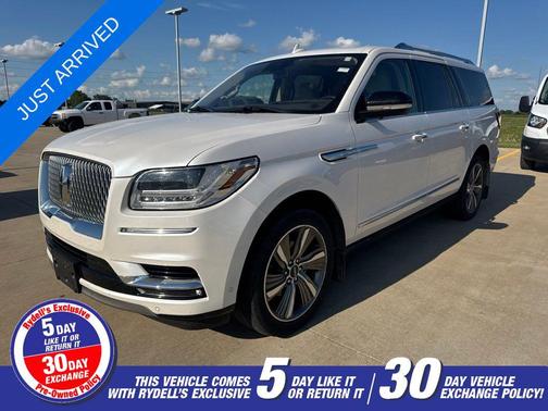 White Platinum Metallic Tri-Coat 2019 Lincoln Navigator L Reserve