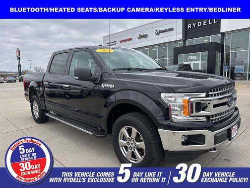 Shadow Black 2018 Ford F-150 XLT