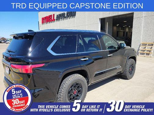 Midnight Black Metallic 2023 Toyota Sequoia Capstone