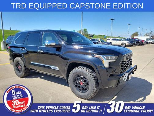 Midnight Black Metallic 2023 Toyota Sequoia Capstone