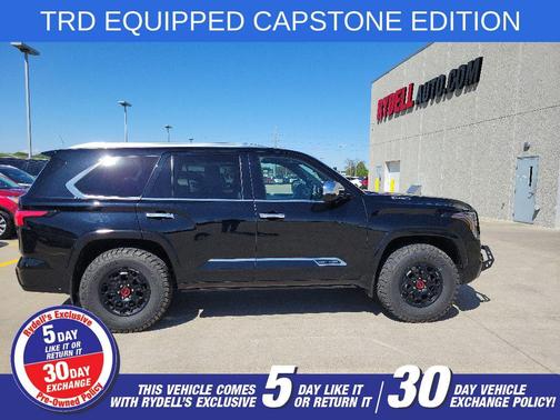 Midnight Black Metallic 2023 Toyota Sequoia Capstone
