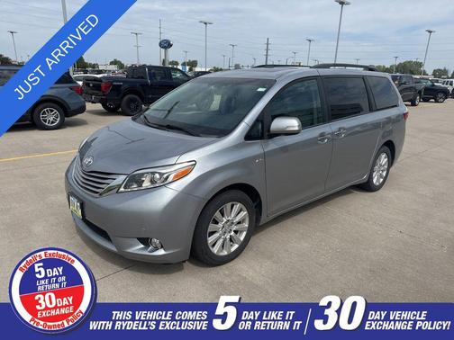 Silver Sky Metallic 2017 Toyota Sienna Limited