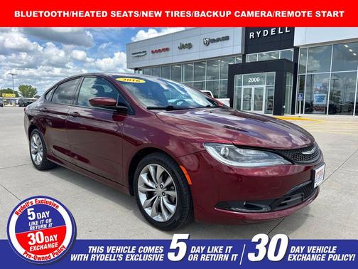 Velvet Red Pearlcoat 2016 Chrysler 200 S