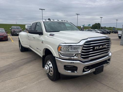Pearl White 2019 RAM 3500 Longhorn