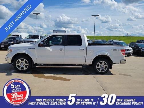 White Platinum Metallic Tri-Coat 2014 Ford F-150 Lariat