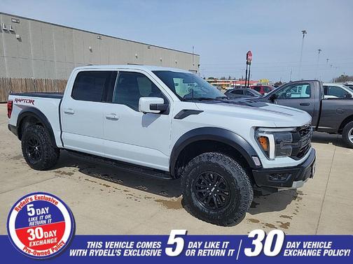 Space White Metallic 2025 Ford F-150 Raptor