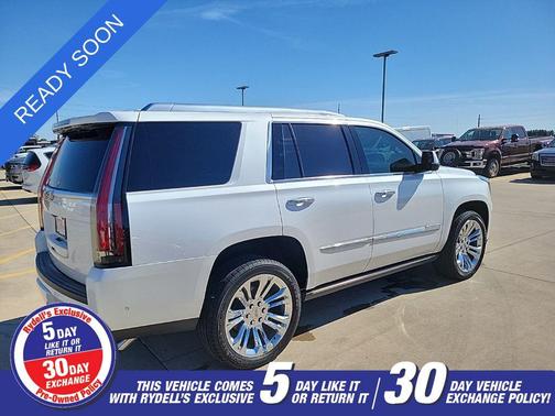 Crystal White Tricoat 2017 Cadillac Escalade Premium Luxury