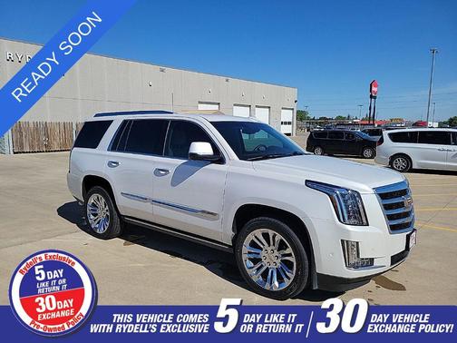 Crystal White Tricoat 2017 Cadillac Escalade Premium Luxury