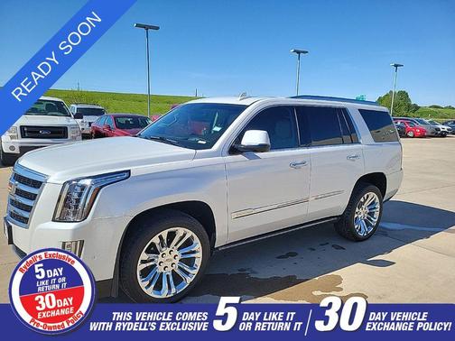 Crystal White Tricoat 2017 Cadillac Escalade Premium Luxury