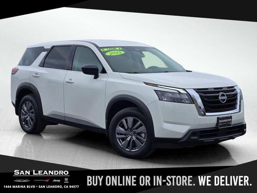 Glacier White 2025 Nissan Pathfinder S FWD