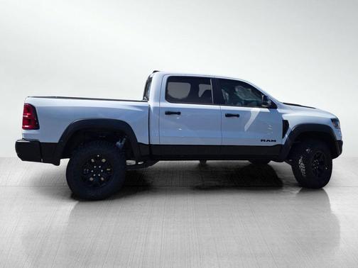 Bright White Clearcoat 2026 RAM 1500 RHO Crew Cab 4x4 5'7' Box