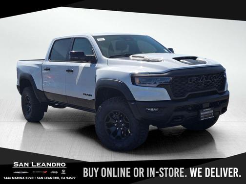 Bright White Clearcoat 2026 RAM 1500 RHO Crew Cab 4x4 5'7' Box