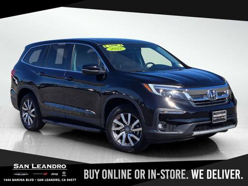 Crystal Black Pearl 2022 Honda Pilot 2WD EX-L