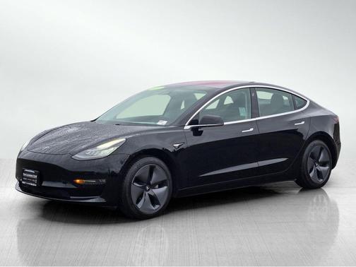 Solid Black 2017 Tesla Model 3 Long Range