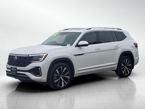 Opal White Pearl 2024 Volkswagen Atlas 2.0T SEL Premium R-Line 4MOTION