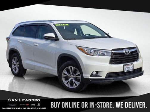 Blizzard Pearl 2015 Toyota Highlander XLE