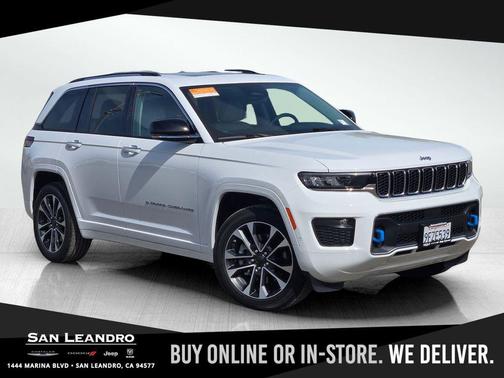 Bright White Clearcoat 2022 Jeep Grand Cherokee 4xe Overland