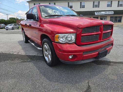 Red 2002 Dodge Ram 1500 SLT Quad Cab