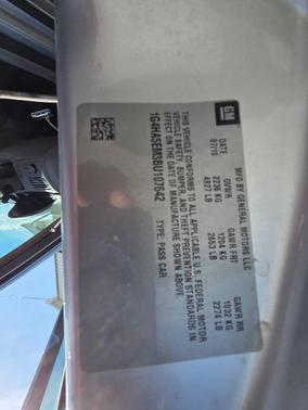 Silver 2011 Buick Lucerne CX