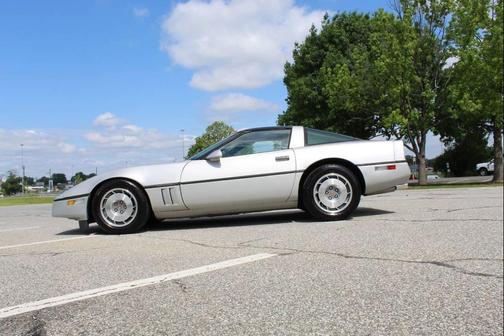 Silver 1987 Chevrolet Corvette Base