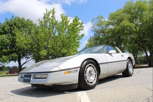 Silver 1987 Chevrolet Corvette Base