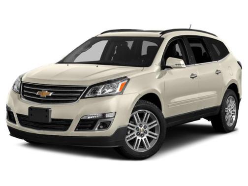 White Diamond Tricoat 2015 Chevrolet Traverse 1LT