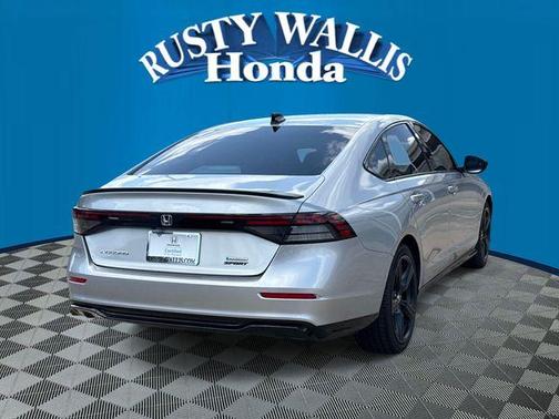 Solar Silver Metallic 2024 Honda Accord Hybrid Sport-L