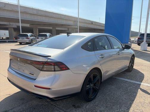 Solar Silver Metallic 2024 Honda Accord Hybrid Sport-L