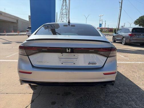 Solar Silver Metallic 2024 Honda Accord Hybrid Sport-L
