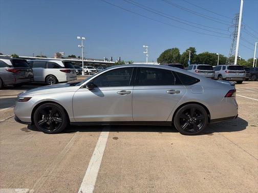 Solar Silver Metallic 2024 Honda Accord Hybrid Sport-L