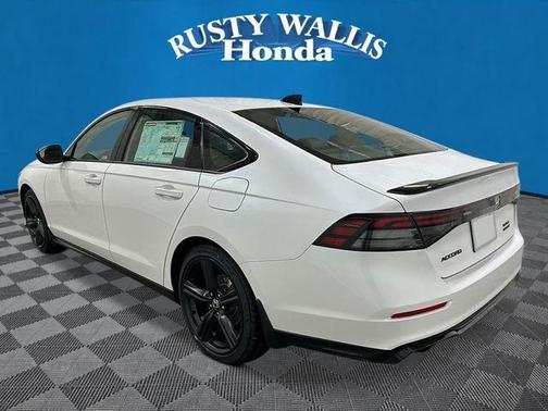 Platinum White Pearl 2026 Honda Accord Hybrid Sport-L