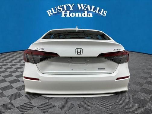 Platinum White Pearl 2026 Honda Civic Hybrid Sport
