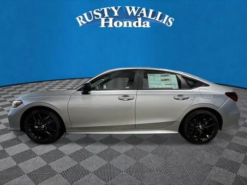 Solar Silver Metallic 2026 Honda Civic Hybrid Sport