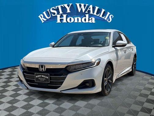 Platinum White Pearl 2021 Honda Accord EX-L