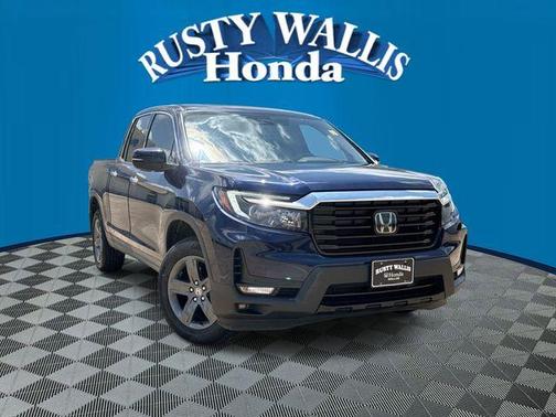 Obsidian Blue Pearl 2022 Honda Ridgeline RTL-E